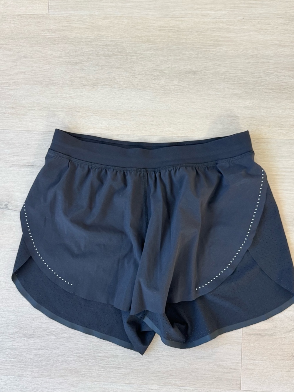 Lululemon XS Women's Black Layered Running Shorts